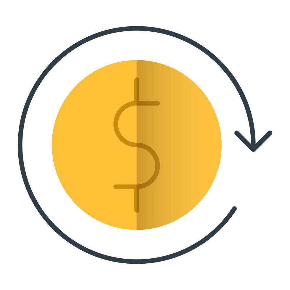 reload money icon, suitable for a wide range of digital creative projects. Happy creating. vector