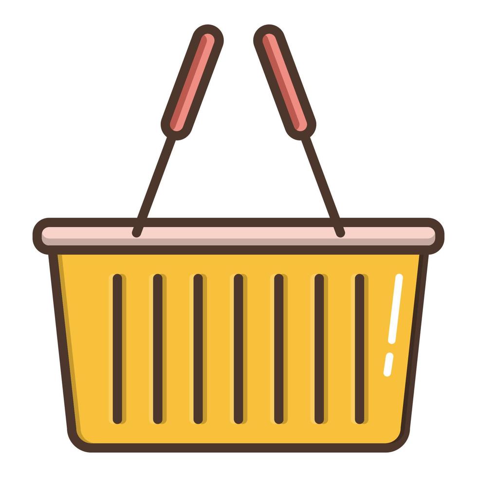 basket icon, suitable for a wide range of digital creative projects. Happy creating. vector