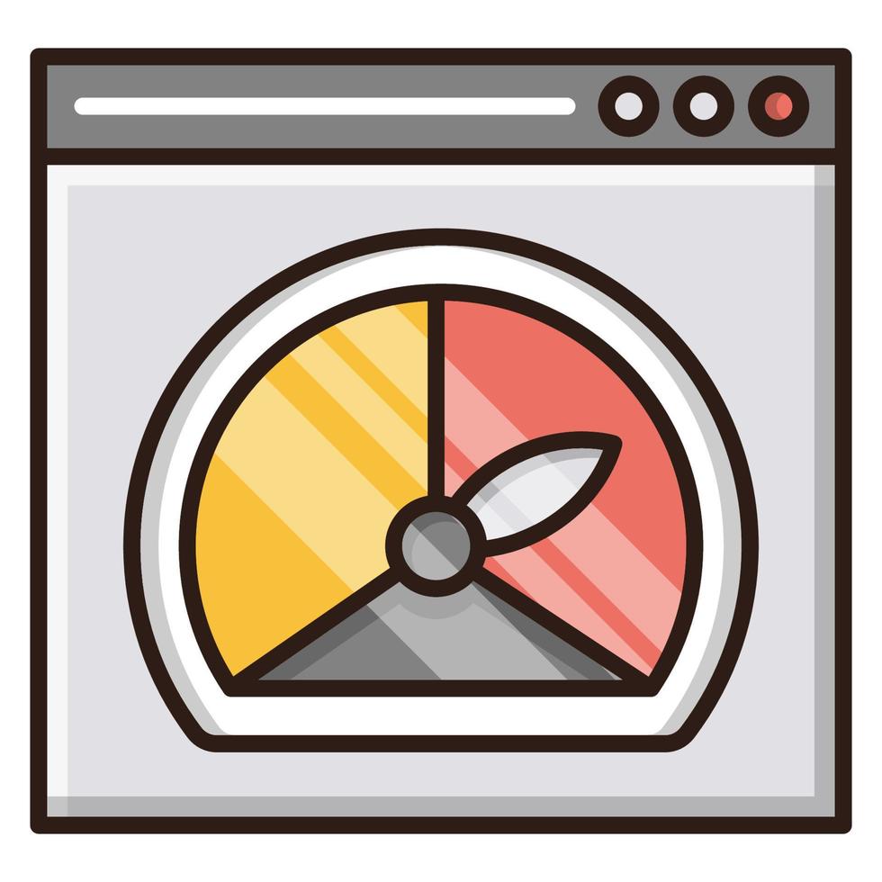 Web performance icon, suitable for a wide range of digital creative projects. Happy creating. vector