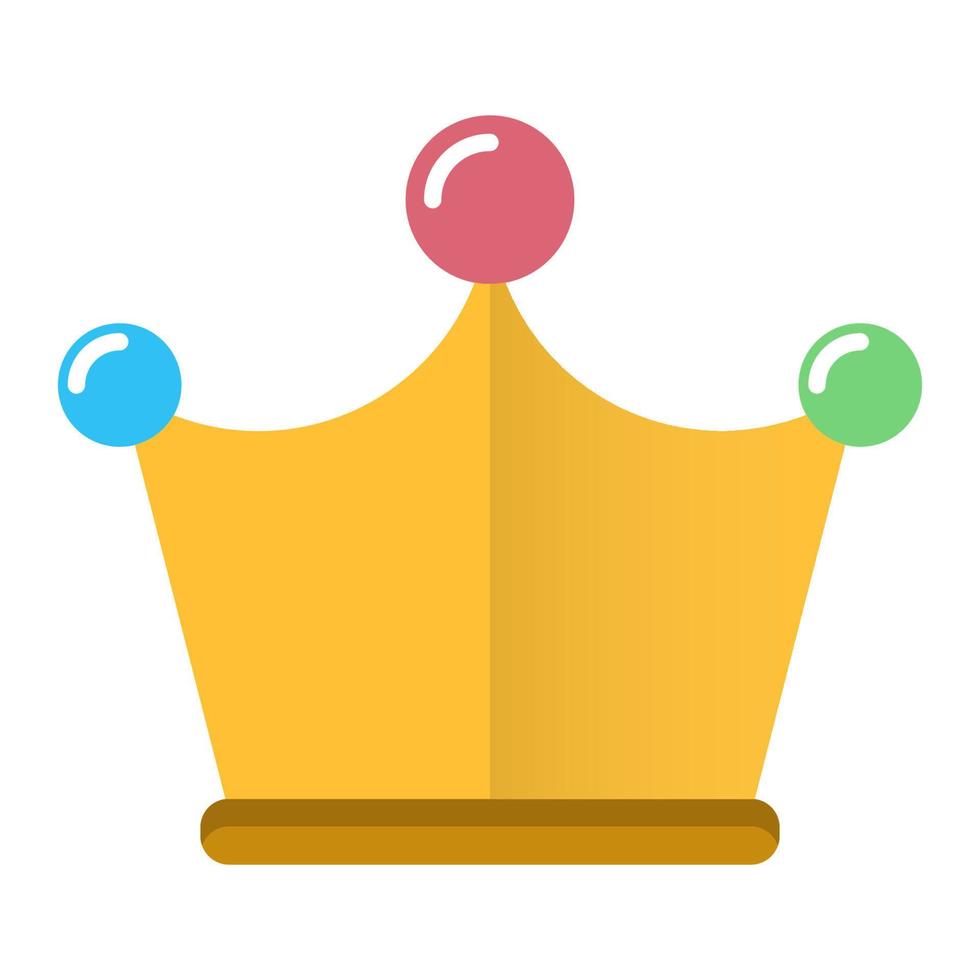 icono de la corona, adecuado para una amplia gama de proyectos creativos digitales. feliz creando. vector