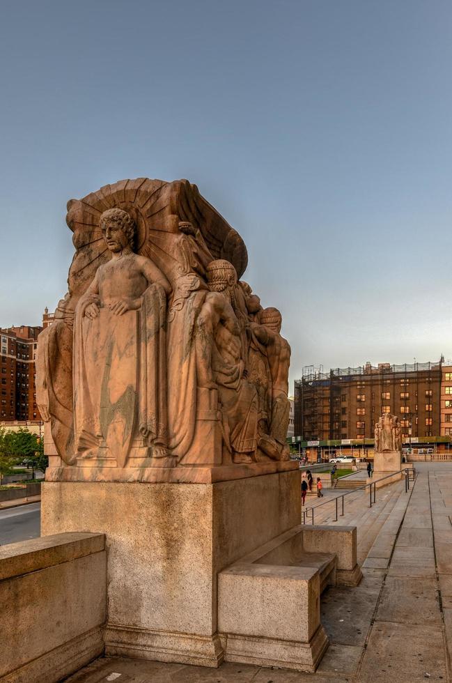 Bronx County Courthouse, also known as the Mario Merola Building, is a historic courthouse building located in the Concourse and Melrose neighborhoods of the Bronx in New York City, 2022 photo