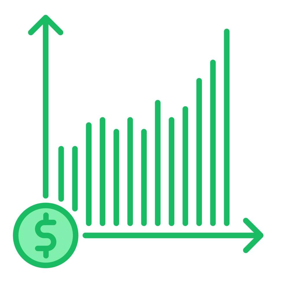 return on investmen icon, suitable for a wide range of digital creative projects. Happy creating. vector