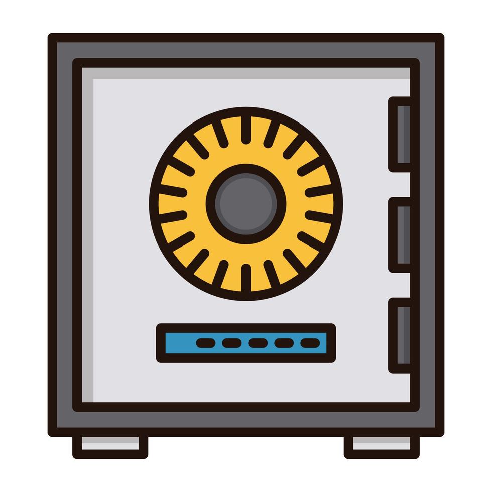 Secure vault icon, suitable for a wide range of digital creative projects. Happy creating. vector