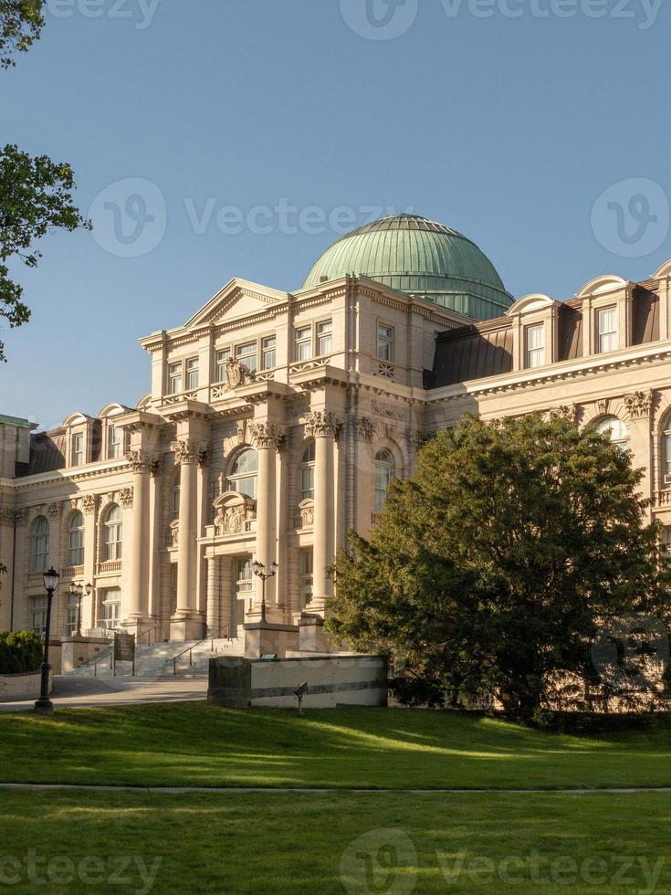 The Mertz Library in the New York Botanical Garden in Bronx, New York. photo