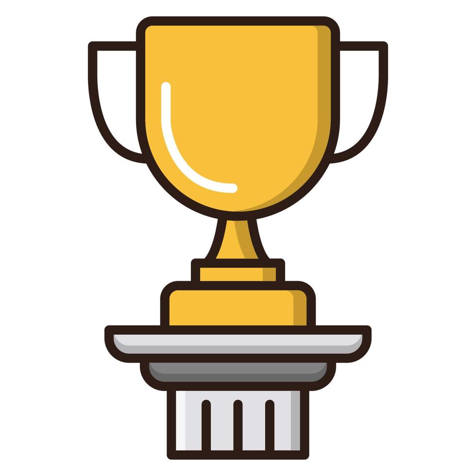 trophy icon, suitable for a wide range of digital creative projects. Happy creating. vector