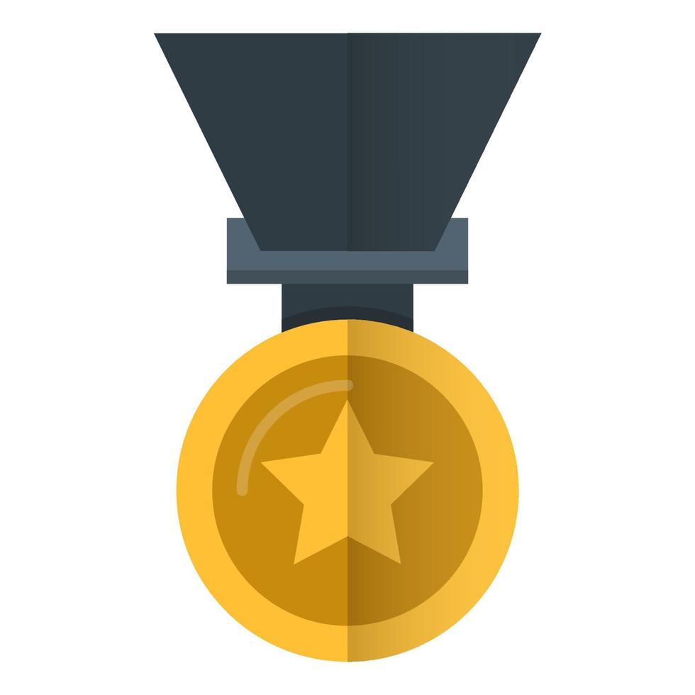 icono de medalla, adecuado para una amplia gama de proyectos creativos digitales. feliz creando. vector