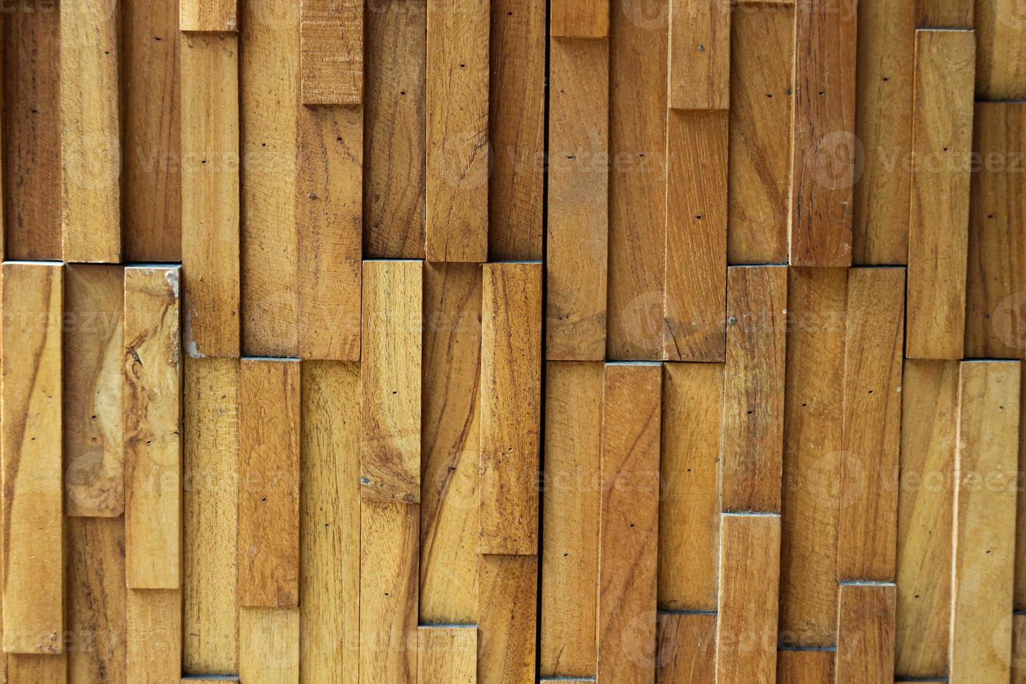 Walls with neatly arranged wood textures are perfect for house facades photo