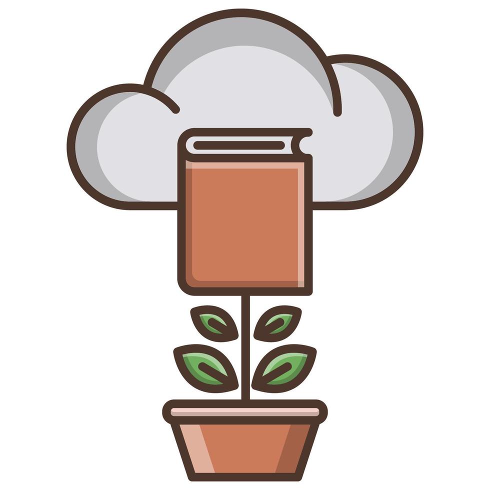 knowledge growth icon, suitable for a wide range of digital creative projects. Happy creating. vector