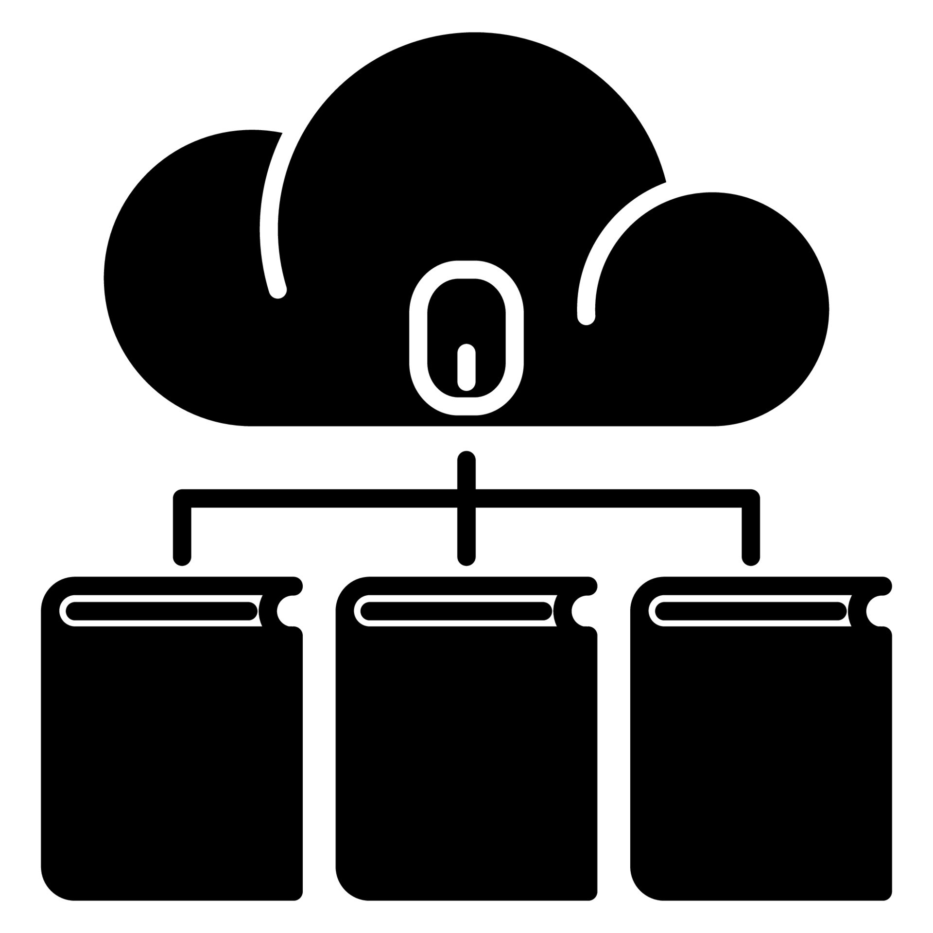 digital library icon, suitable for a wide range of digital creative ...