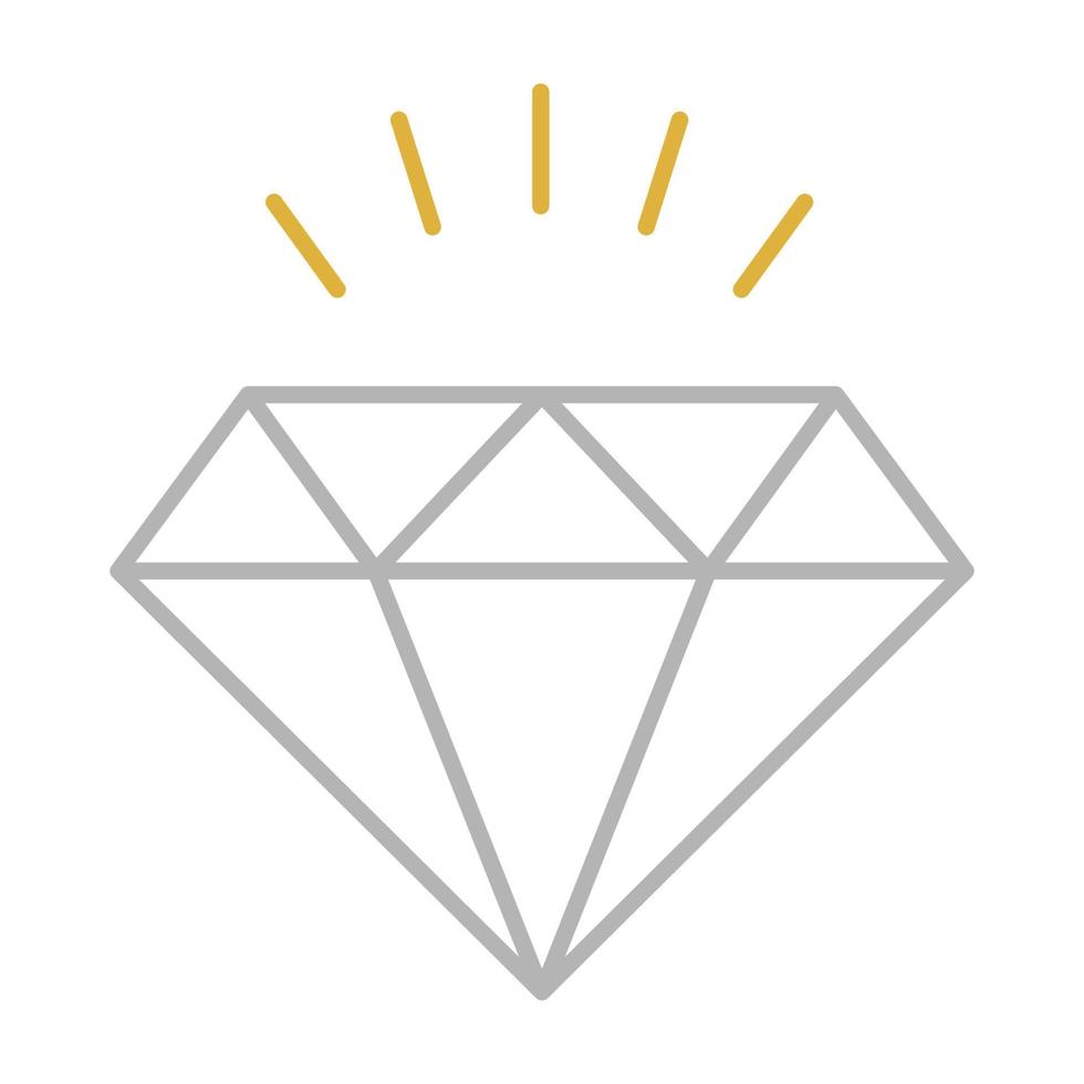 gemstone icon, suitable for a wide range of digital creative projects. Happy creating. vector