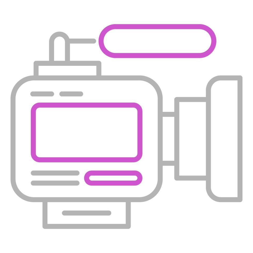 Videocam icon, suitable for a wide range of digital creative projects. Happy creating. vector