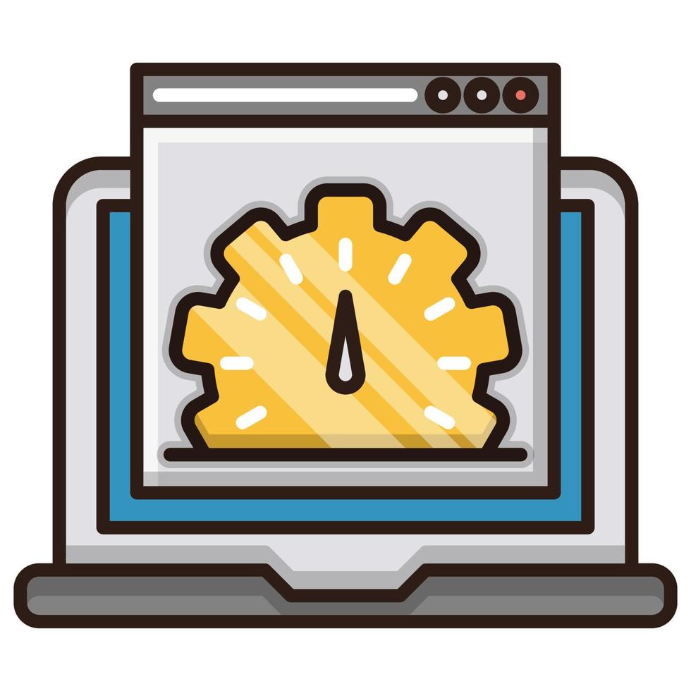 website optimization icon, suitable for a wide range of digital creative projects. Happy creating. vector