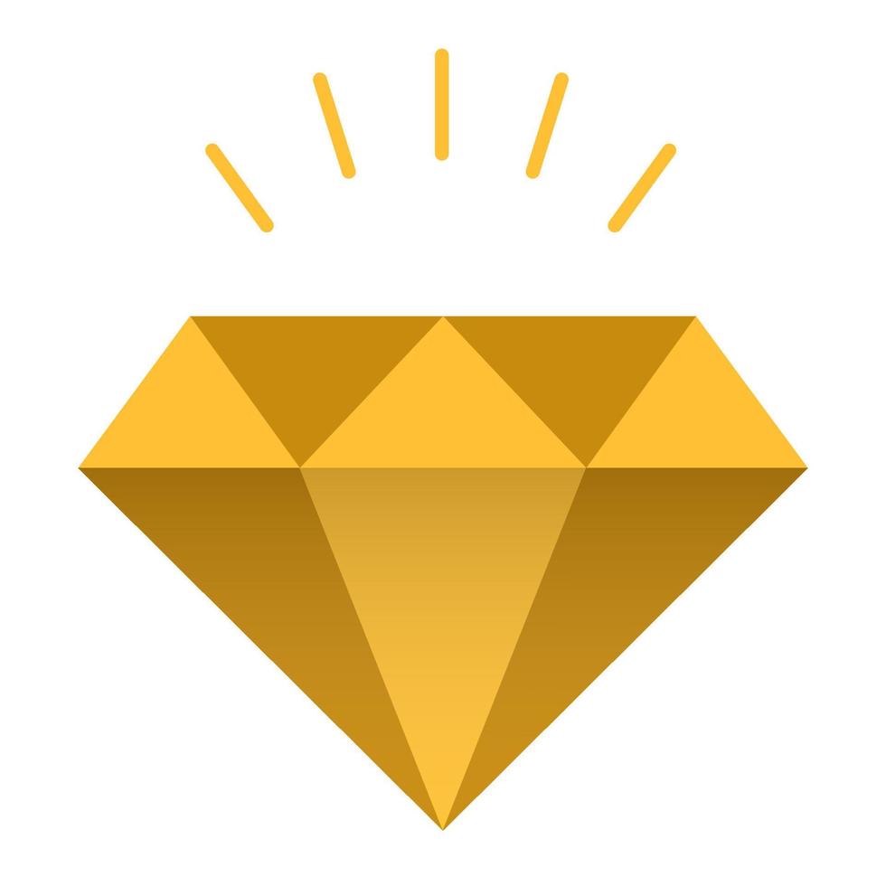 gemstone icon, suitable for a wide range of digital creative projects. Happy creating. vector