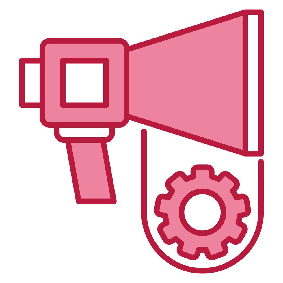 icono de automatización de marketing, adecuado para una amplia gama de proyectos creativos digitales. feliz creando. vector