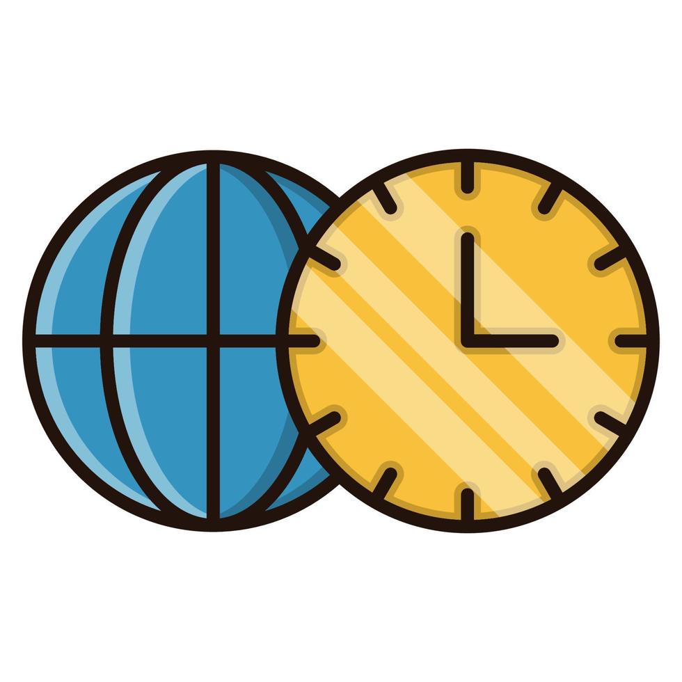 Time zones icon, suitable for a wide range of digital creative projects. Happy creating. vector