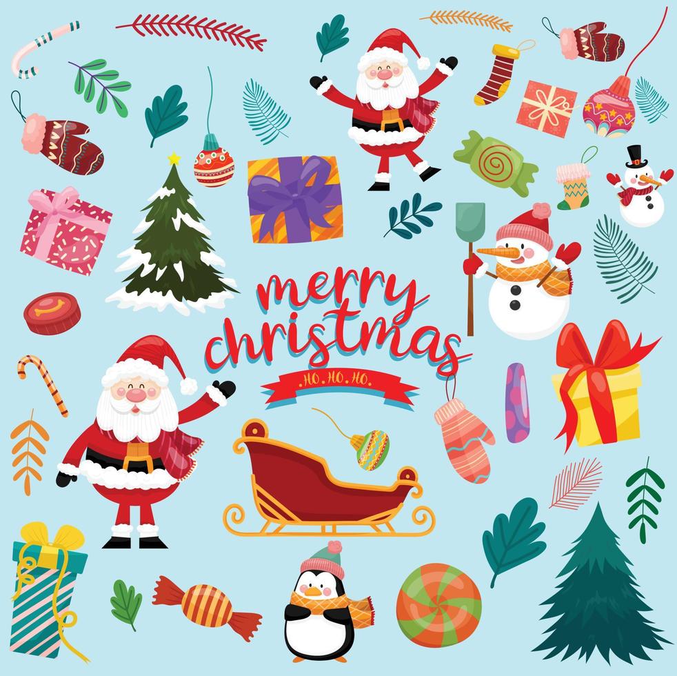 Christmas Elements set vector