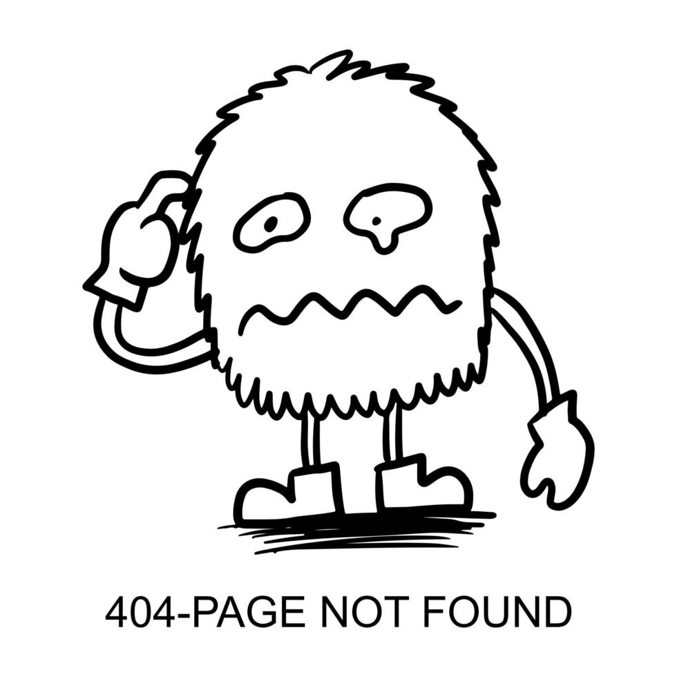 Page Not Found Error 404 System updates, uploading, computing, operation, installation programs. system maintenance. vector illustration.