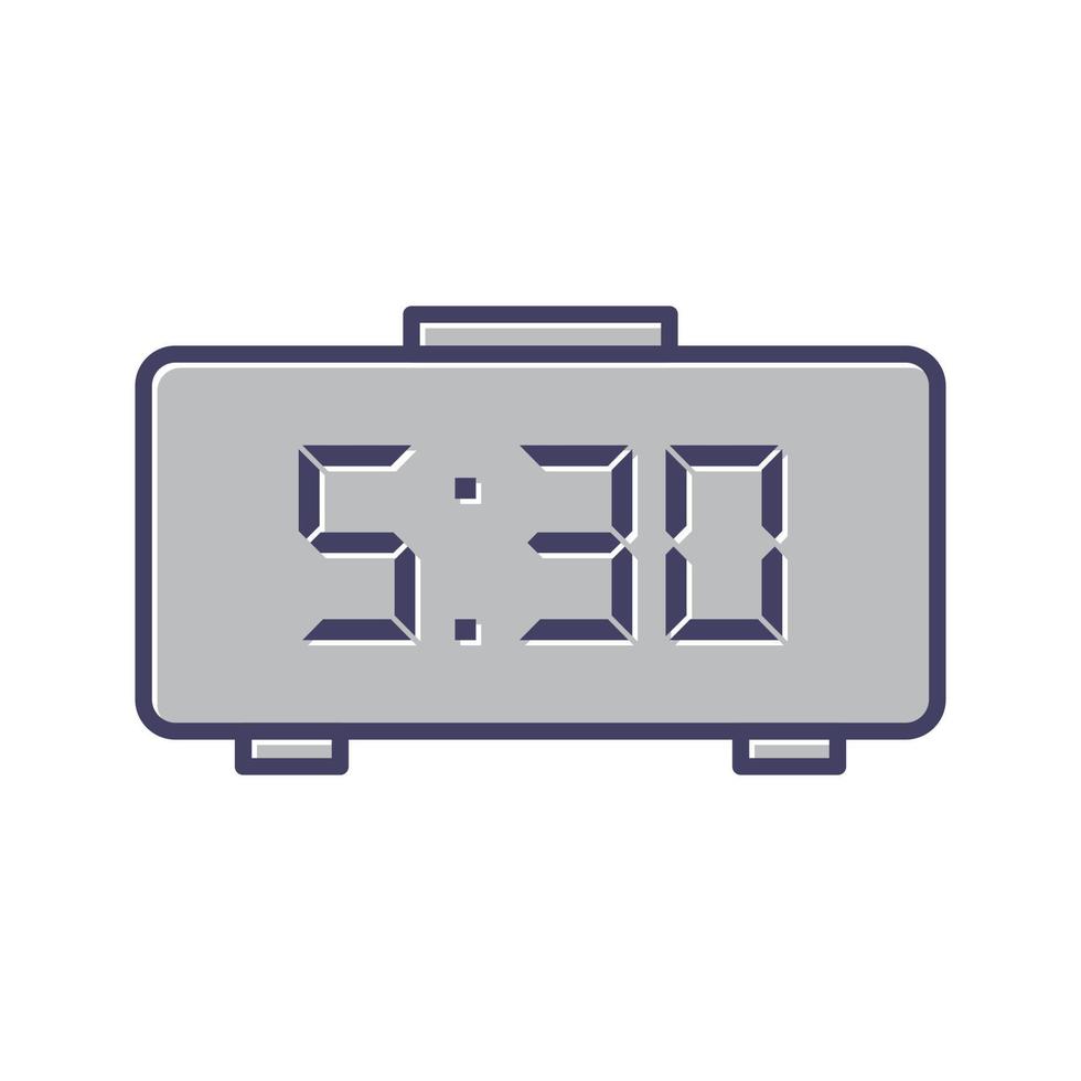 Digital clock vector icon 16680654 vector art at vecteezy