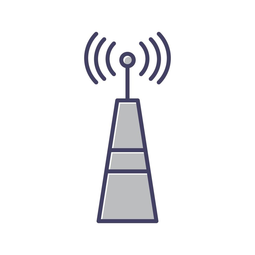 Signals Tower Vector Icon