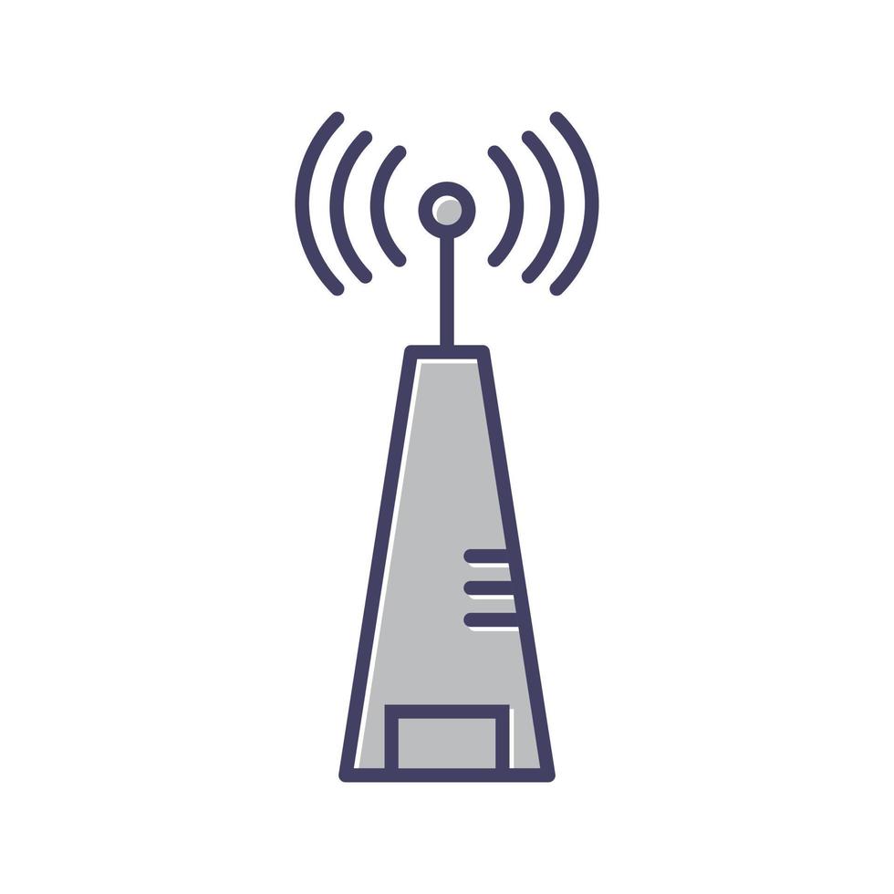 Signals Tower Vector Icon