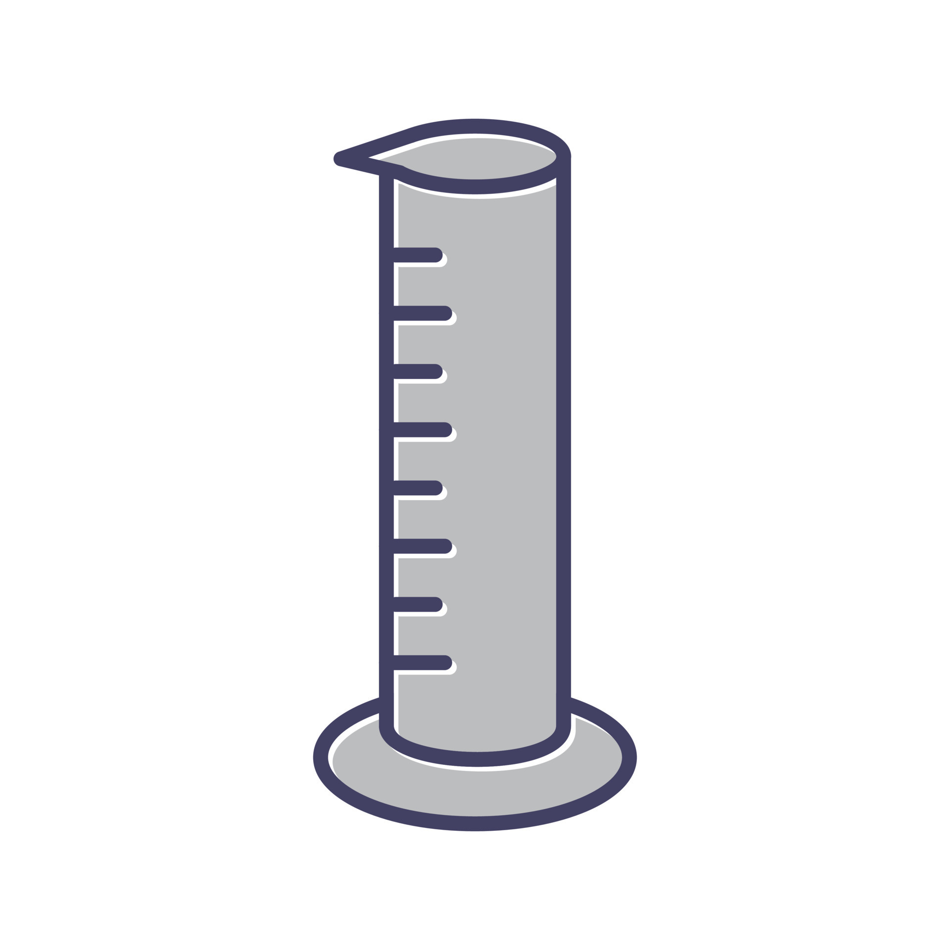 Graduated Cylinders Vector Icon 16680790 Vector Art at Vecteezy