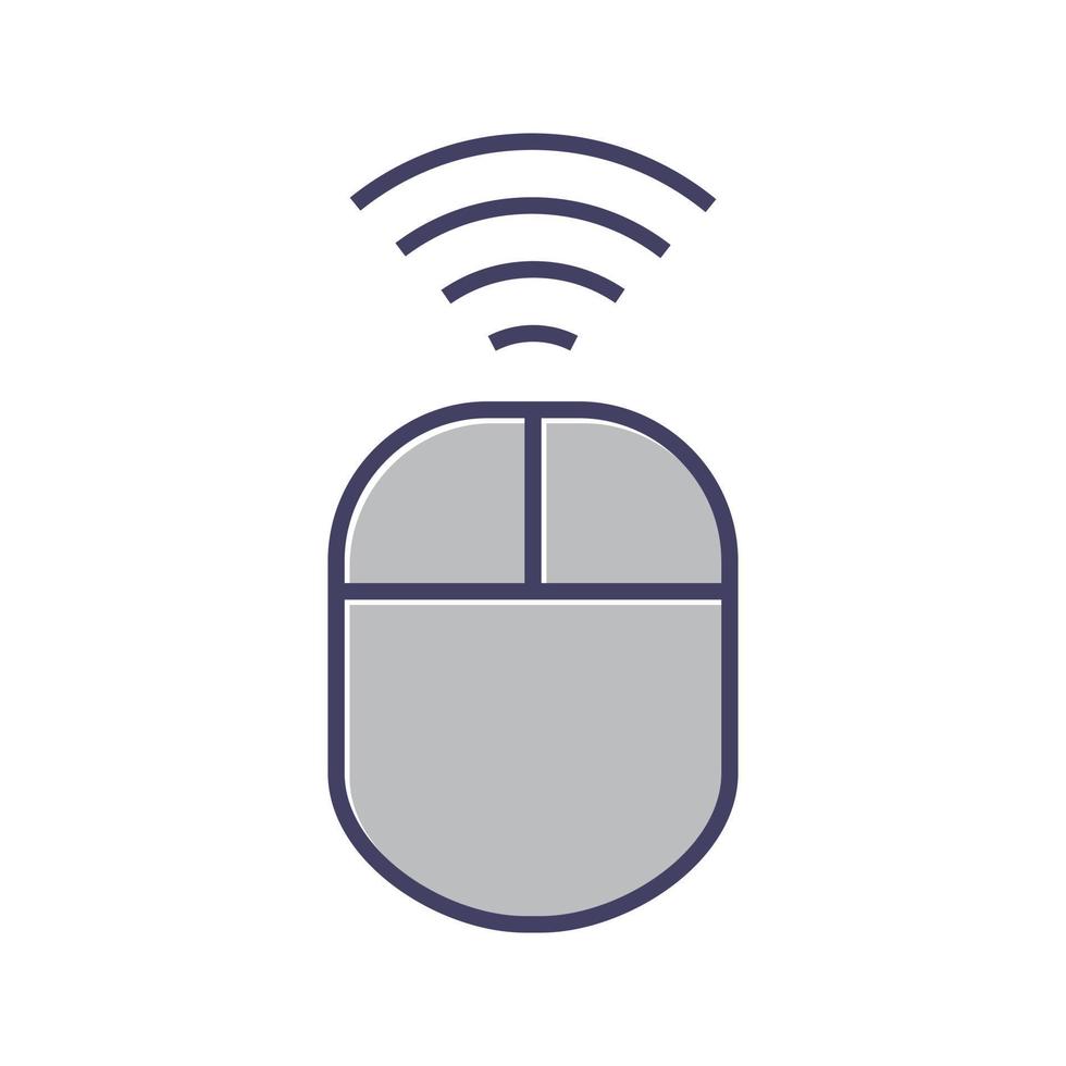 Wireless input device Vector Icon