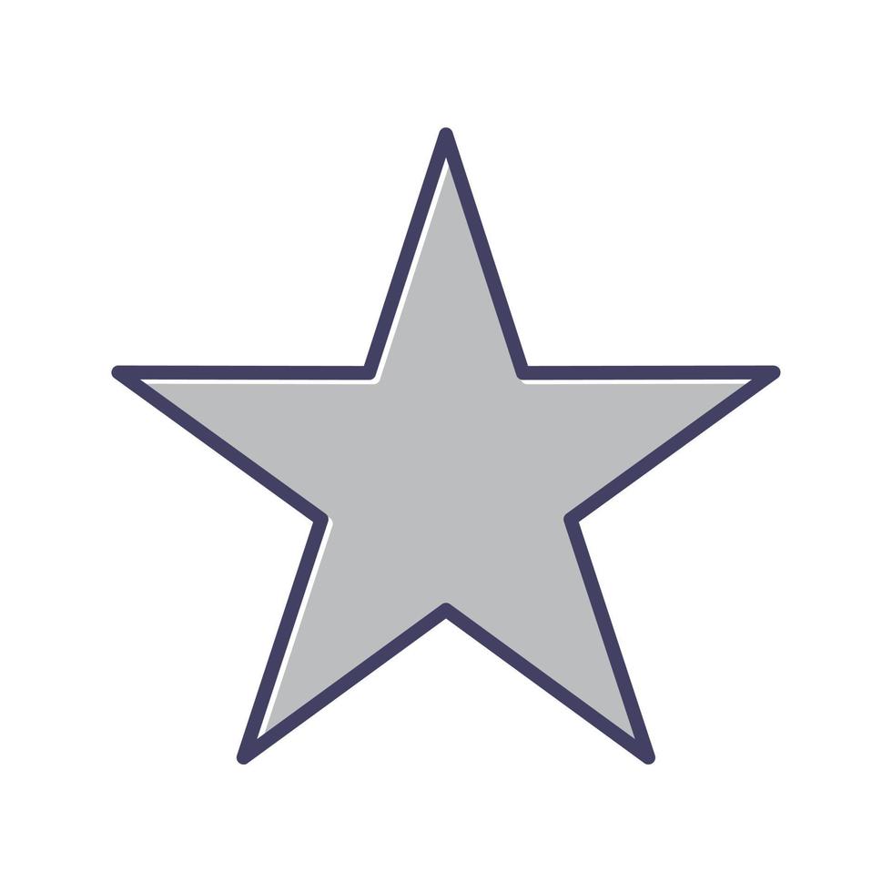 icono de vector de estrella