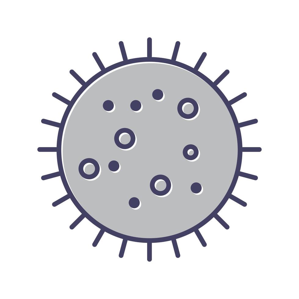 Bacteria in Slide Vector Icon