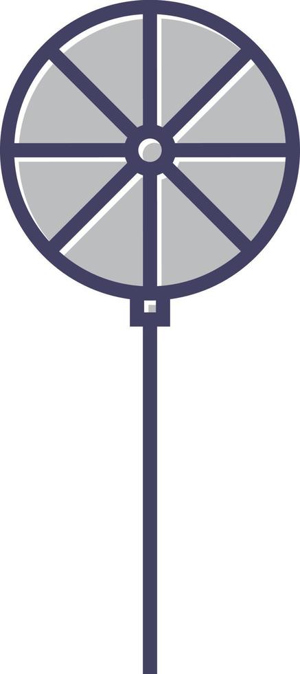 Pin Wheel Vector Icon