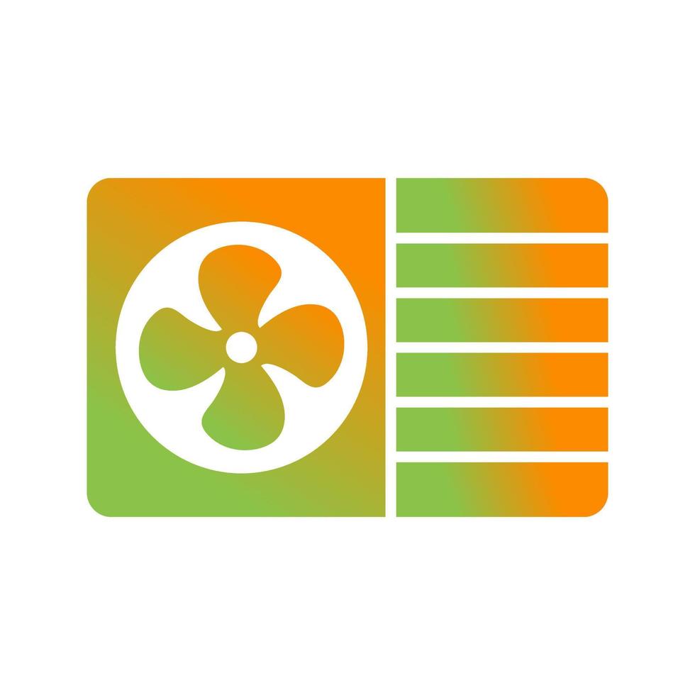 AC Window Unit Vector Icon