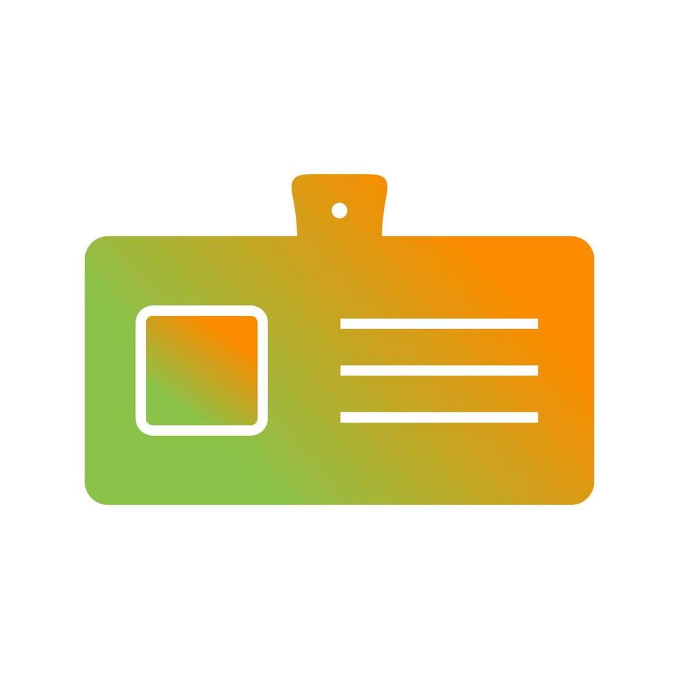 Identity Card Vector Icon