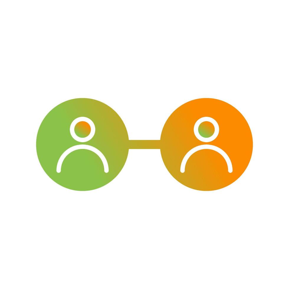 Social Circle Vector Icon