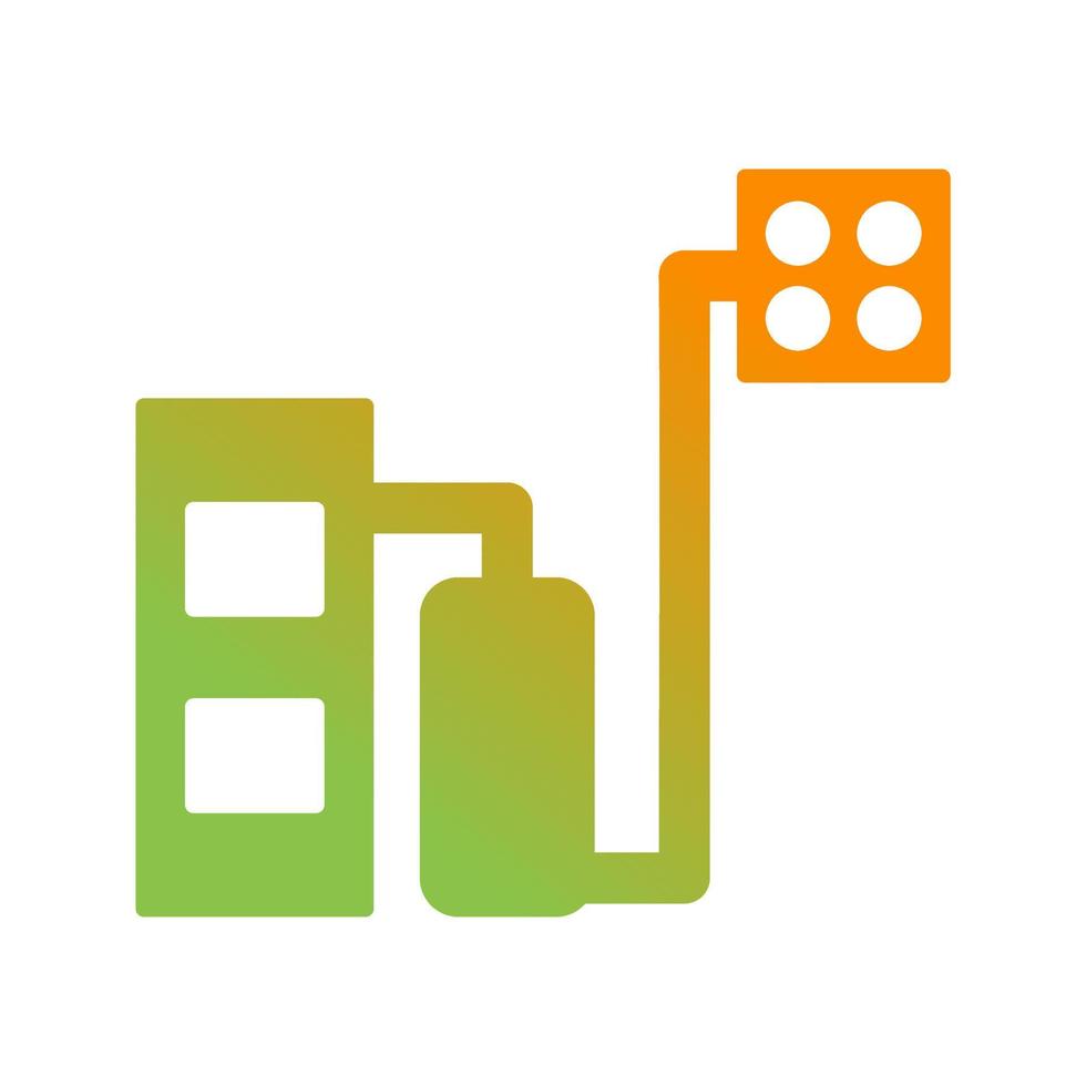 Solid Fuel Boiler Vector Icon