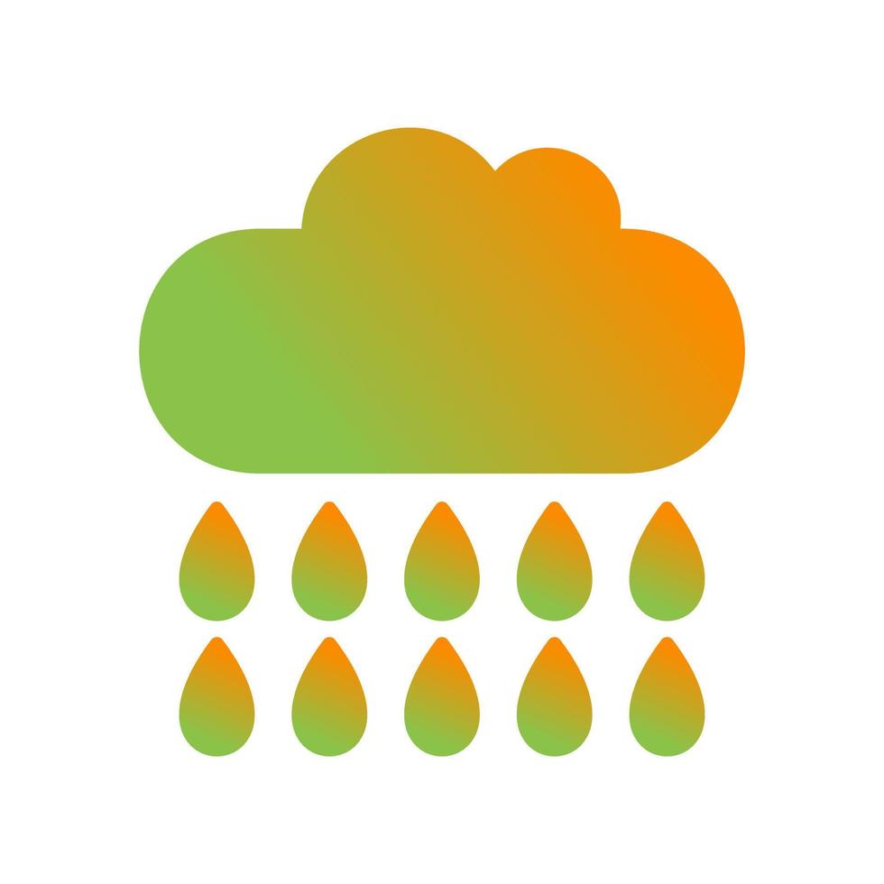 Rain Vector Icon