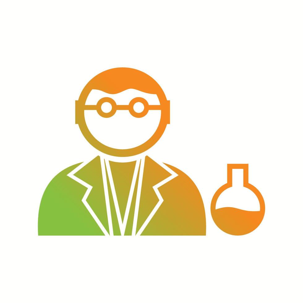Unique Chemist Vector Glyph Icon