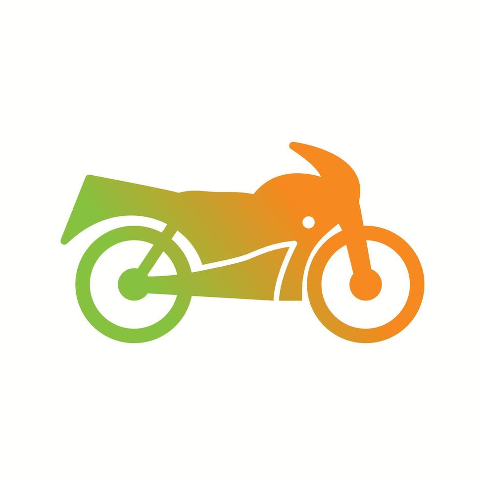 Unique Bike Vector Glyph Icon