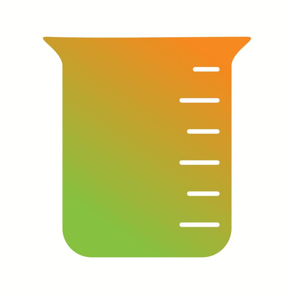 Unique Measure Chemical Vector Glyph Icon