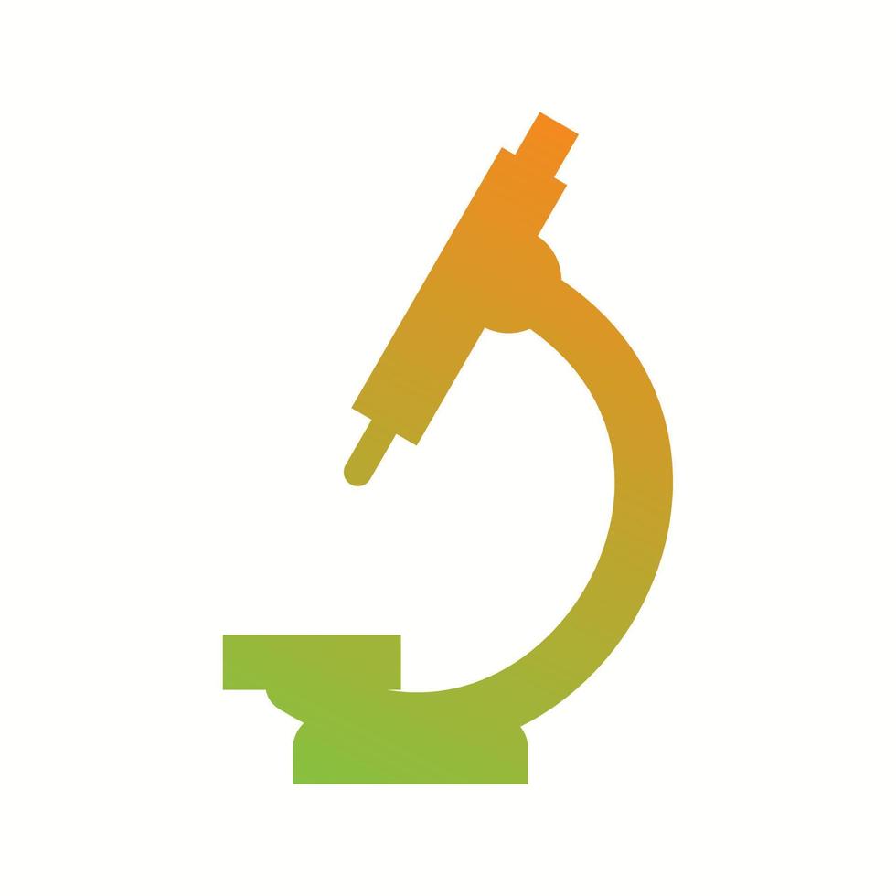 Unique Microscope Vector Glyph Icon