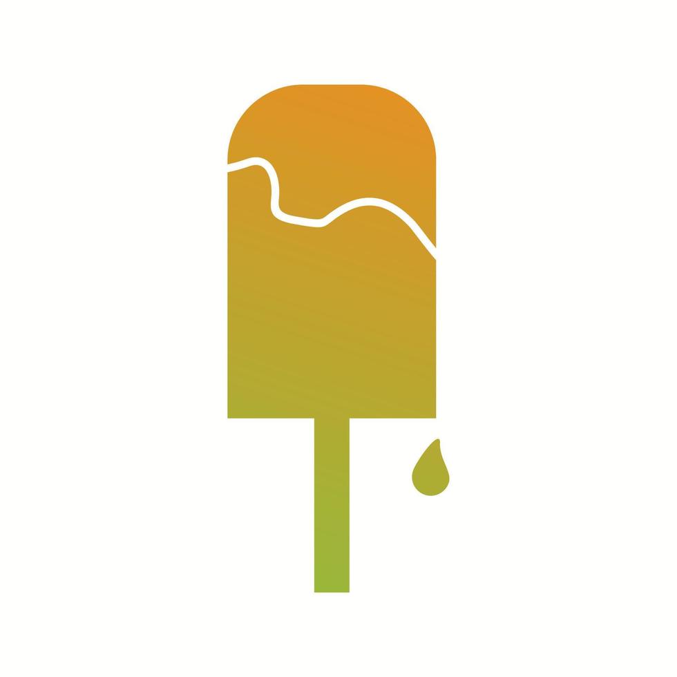 Unique Ice Lolly Vector Glyph Icon