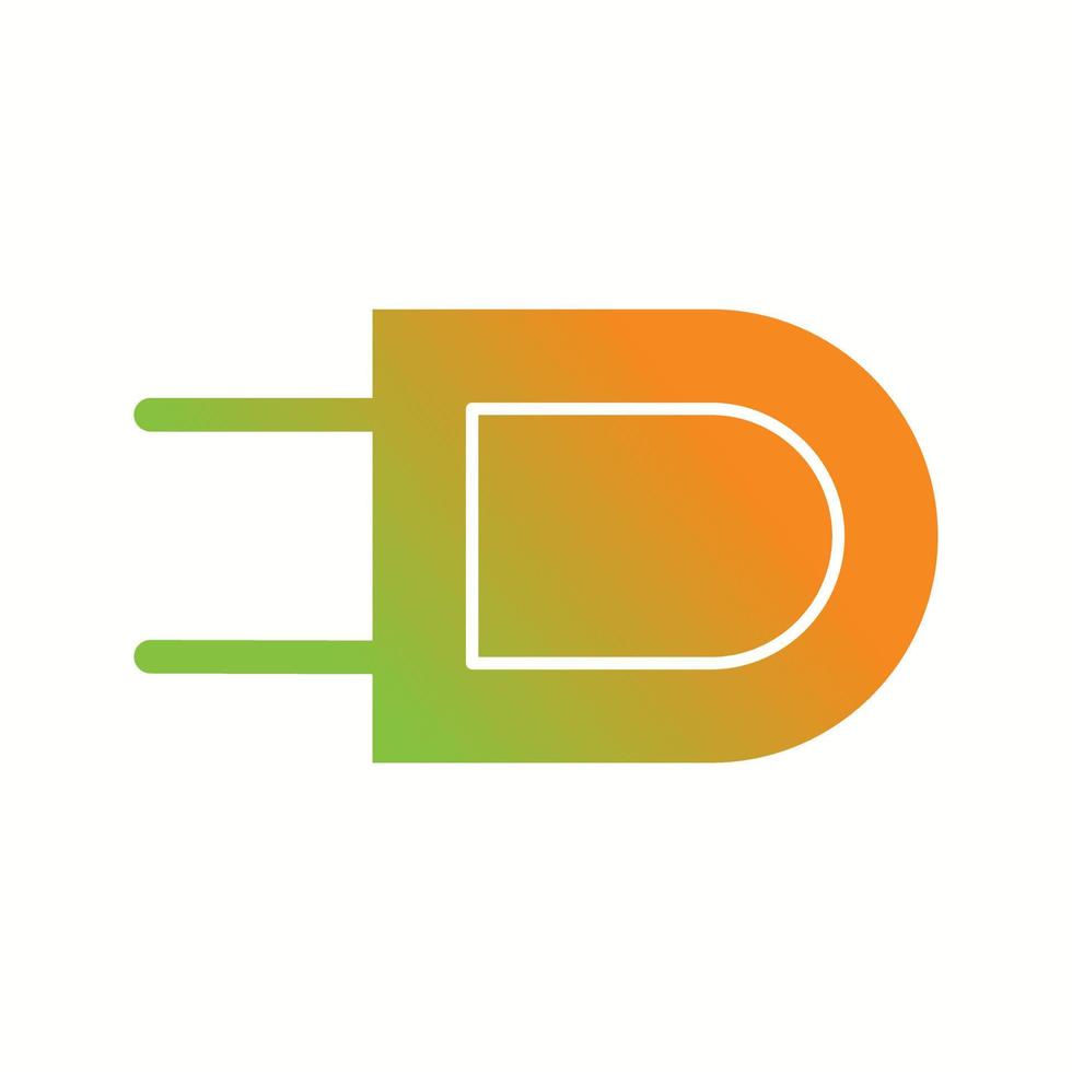 Unique Plug I Vector Glyph Icon