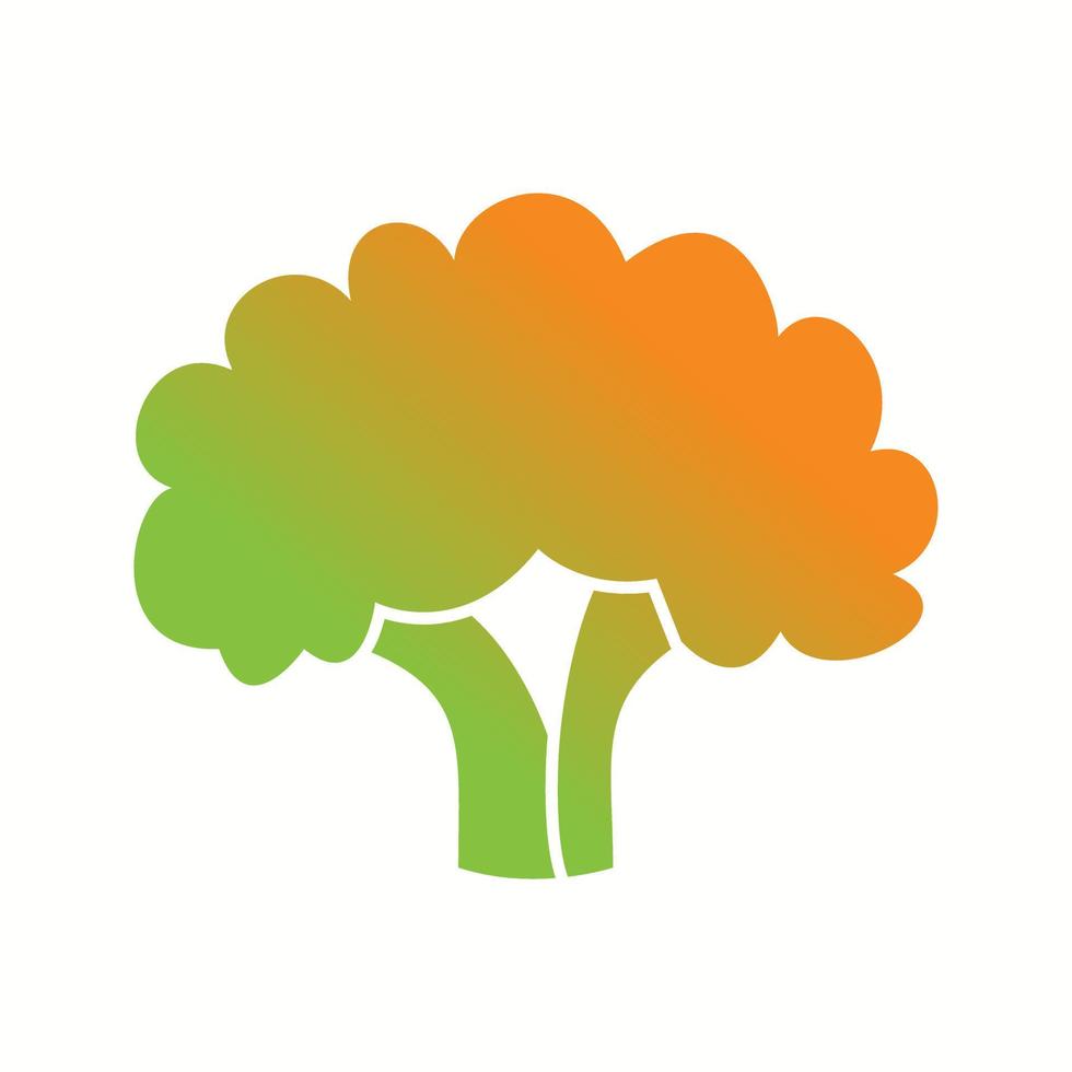 Unique Cauliflower Vector Glyph Icon