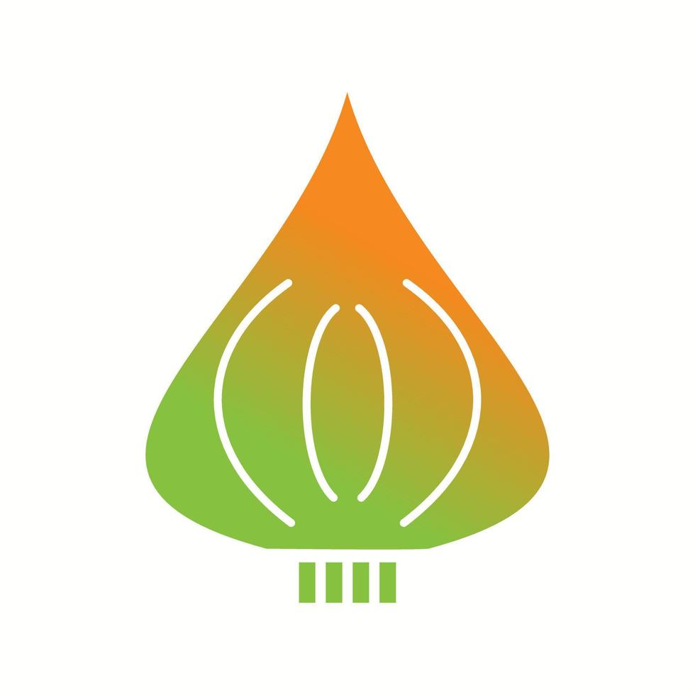 Unique Beet Vector Glyph Icon