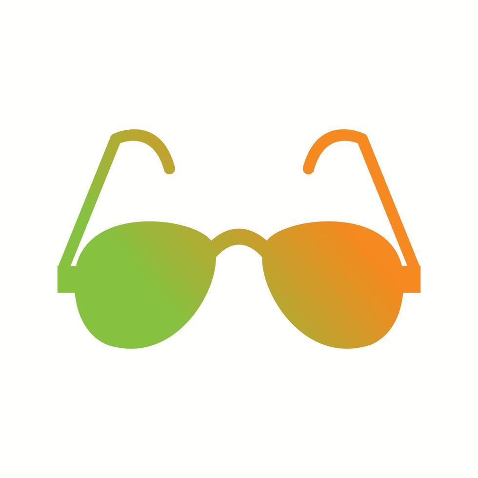 Unique Reading Glasses Vector Glyph Icon