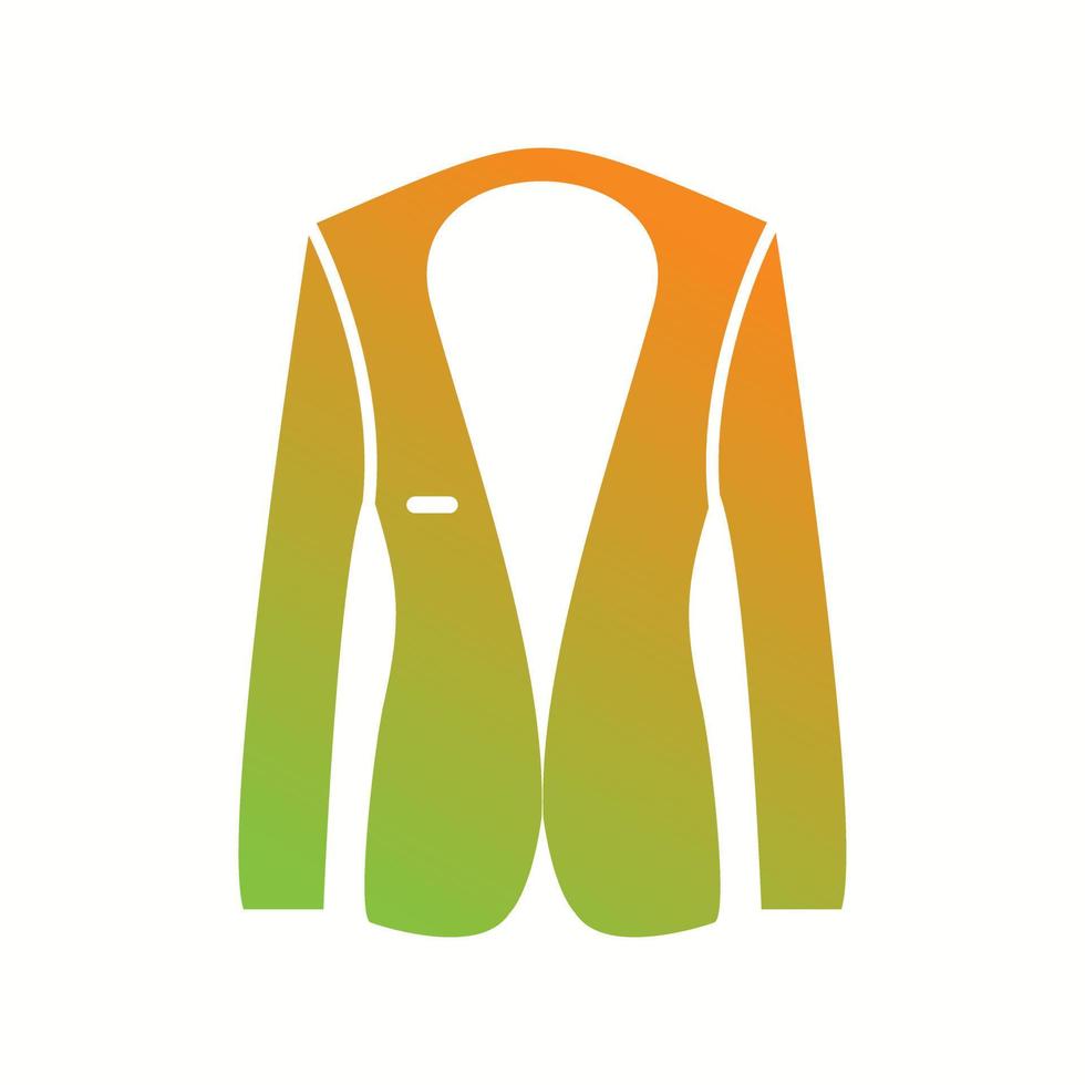 Unique Jacket Vector Glyph Icon