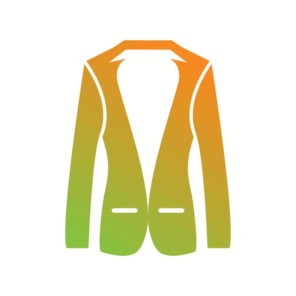 Unique Coat Vector Glyph Icon