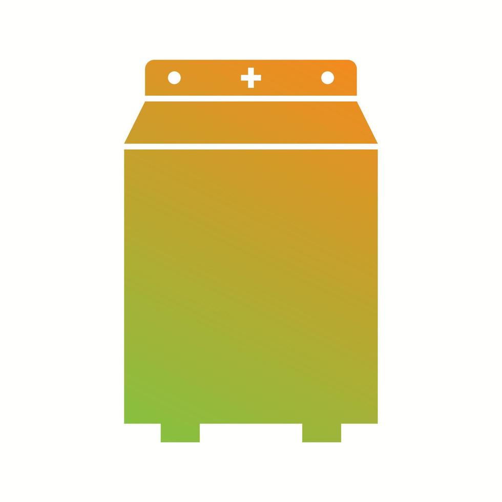 Unique Washing Machine Glyph Vector Icon