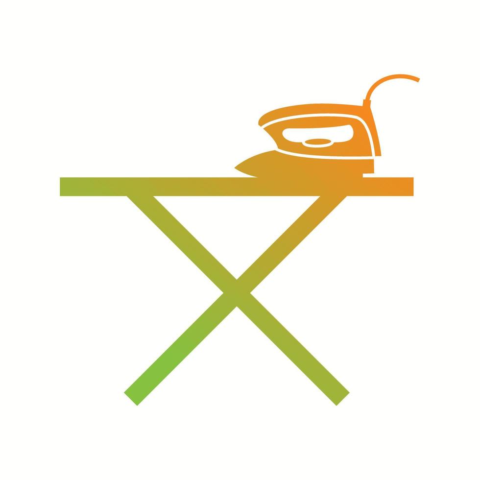 Unique Iron Stand Glyph Vector Icon