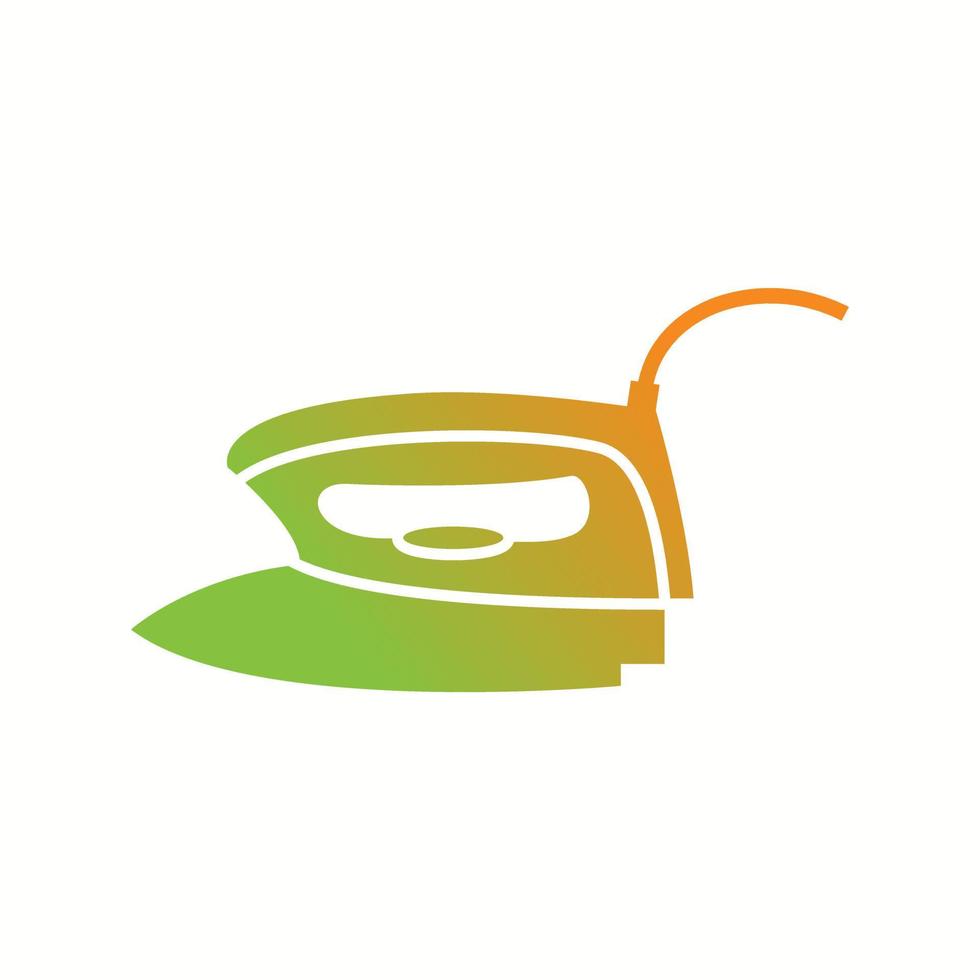 Unique Electric Iron Glyph Vector Icon