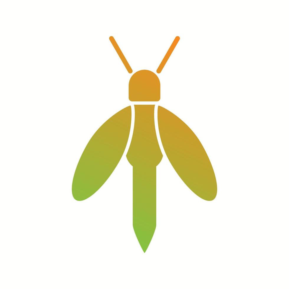 Unique Firefly Glyph Vector Icon
