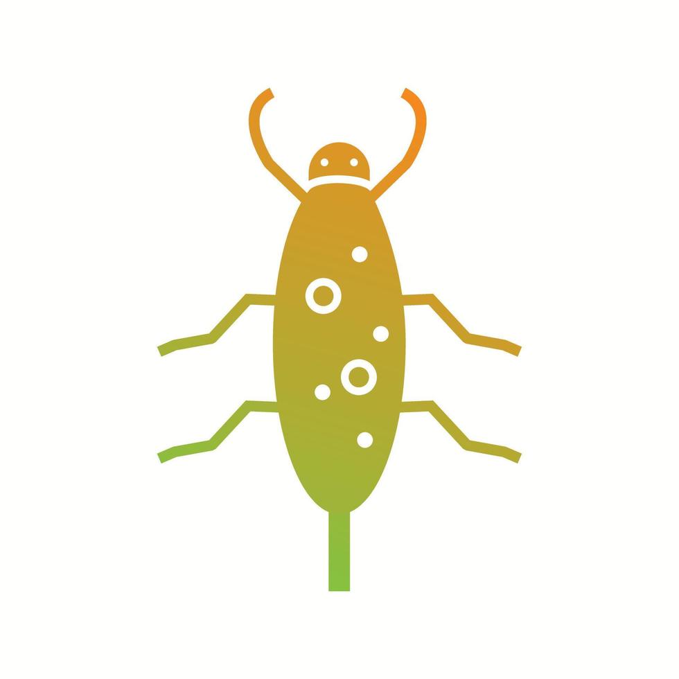 Unique Cockroach Vector Glyph Icon